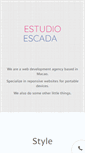 Mobile Screenshot of estudioescada.com